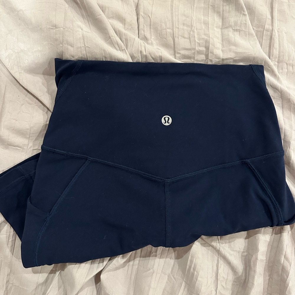 lululemon athletica Navy High-Rise Bike Shorts